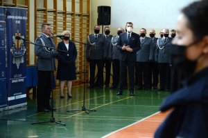 Komendant Wojewódzki Policji w Łodzi gratuluje policjantom