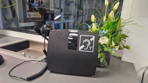 Pętla indukcyjna znajdująca się w punkcie obsługi interesantów.