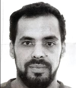 Twarz poszukiwanego mężczyzny