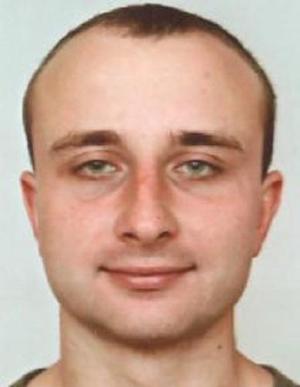 Twarz poszukiwanego mężczyzny.