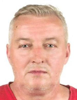 Twarz poszukiwanego mężczyzny.