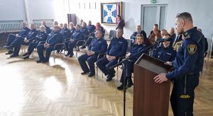 Wystąpienie Komendanta Straży Miejskiej w Pabianicach.