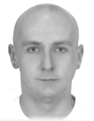 Wizerunek poszukiwanego.