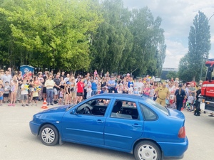 Pokaz cięcia pojazdu