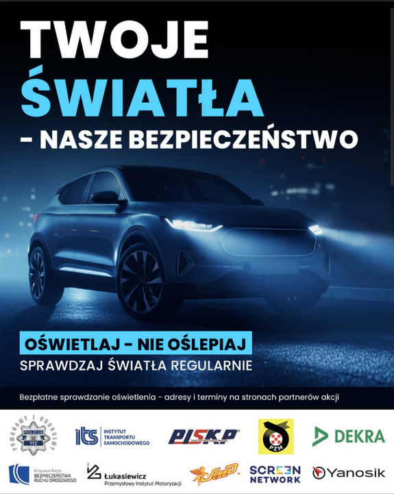 plakat Twoje Światło - Nasze Bezpieczeństwo
