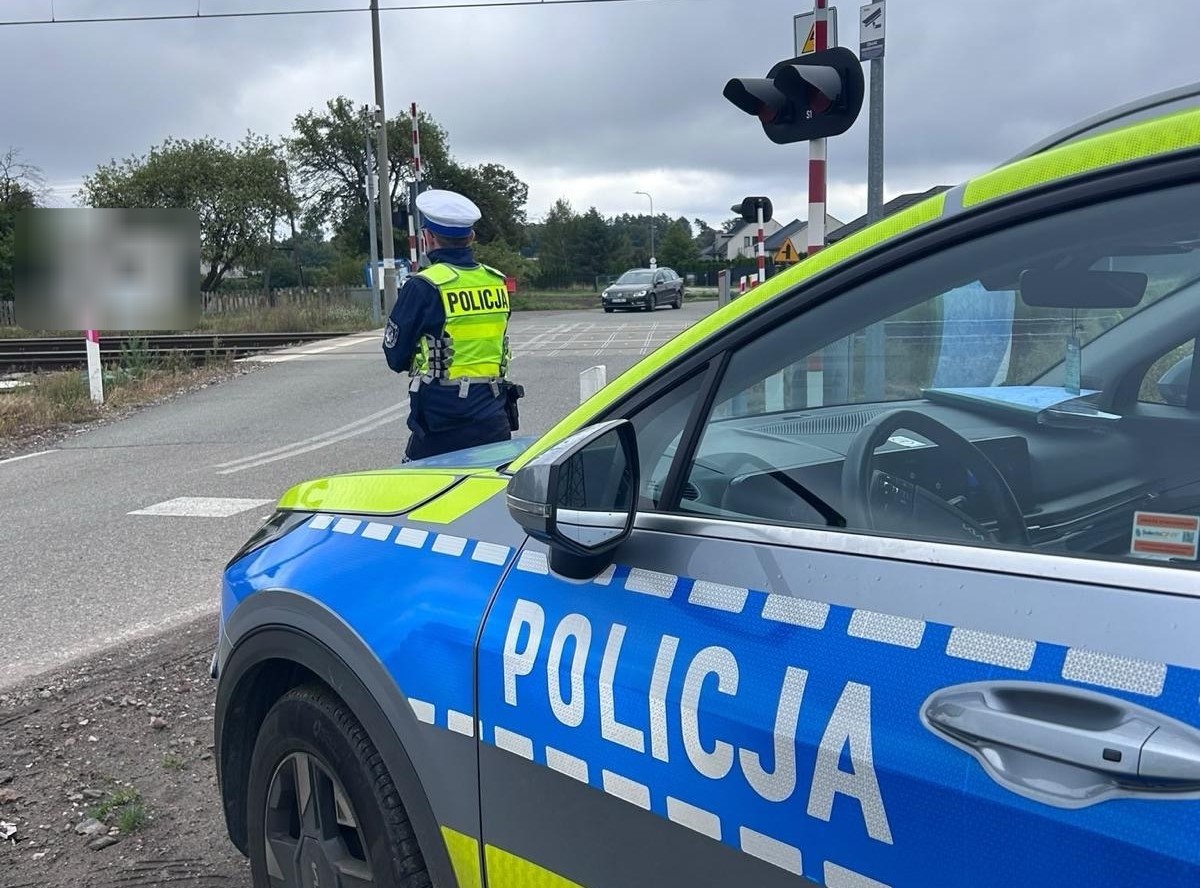 Policjanci Pabianic i Straż Ochrony Kolei w akcji RAIL ACTION WEEK