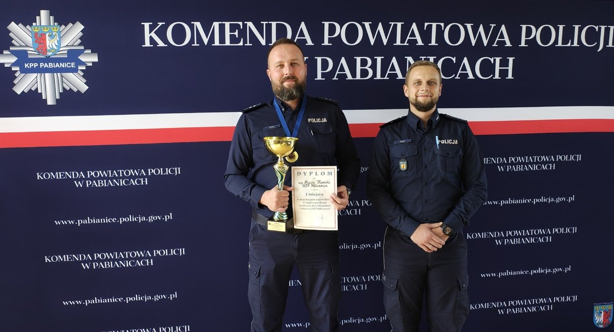 Aspirant Maciej Kosecki zwycięzcą eliminacji wojewódzkich konkursu
