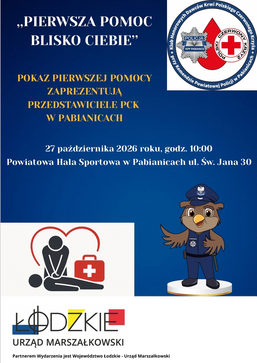 Pokaz pierwszej pomocy w Pabianicach
